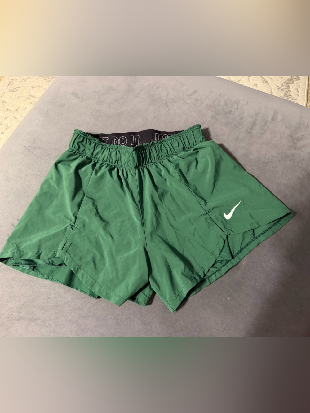 Nike Green Dri-FIT Inner Brief Athletic Shorts